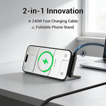 2-in-1 Stand Charging Cable